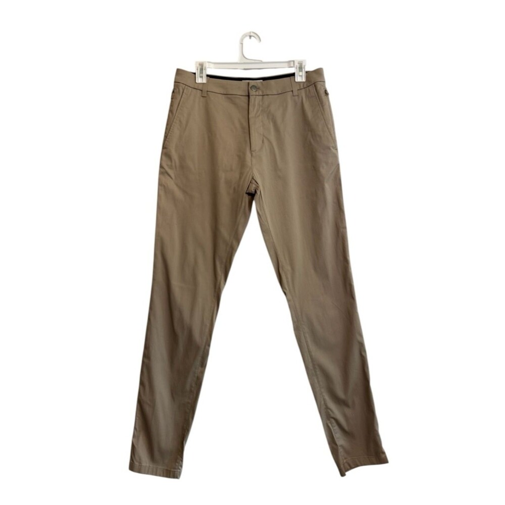 Birddogs Men's Khaki Stretch Chino Pants Size 32 x 34 Golf Travel